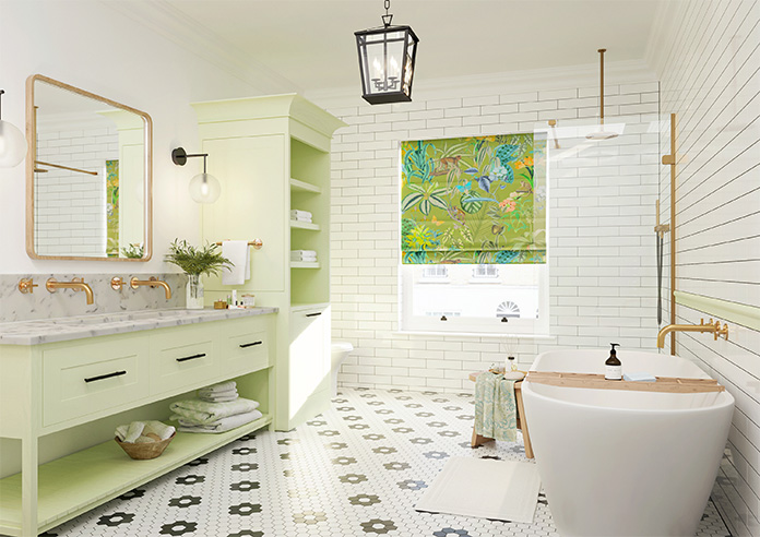 Barbados, Avocado - Twist&Fit Roman Blind - Image 6